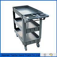 3 Shelf PlastiService Cart TC0089-Ac