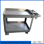 2 Shelf Plastic Service Cart TC008-A