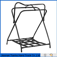 Foldable saddle rack